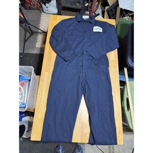 Aramark Boeing Coveralls 44R Navy Work Mechanic Uniform NOS Mexico Made 65/35